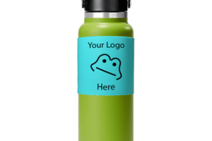Branded Silicone Band as a Water Bottle Sleeve