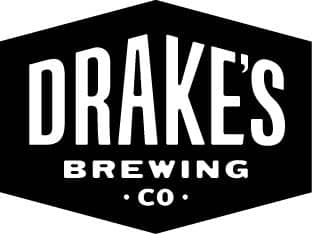 Black and white logo for Drake's Brewing Company