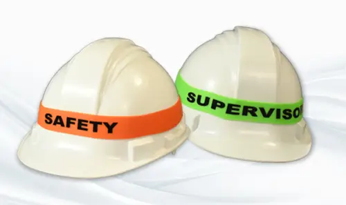 HardHat Bands on hard hats