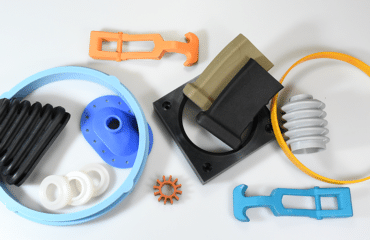 Mixed group of custom molded rubber parts