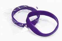 Purple wristbands