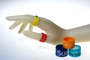 Ring bands - multicolor promostretch silicone bands