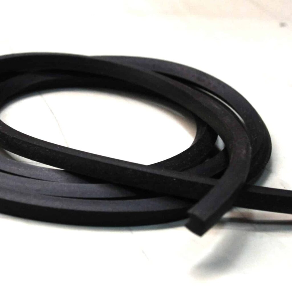 black rubber extrusion