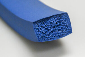 blue open-cell foam stripping