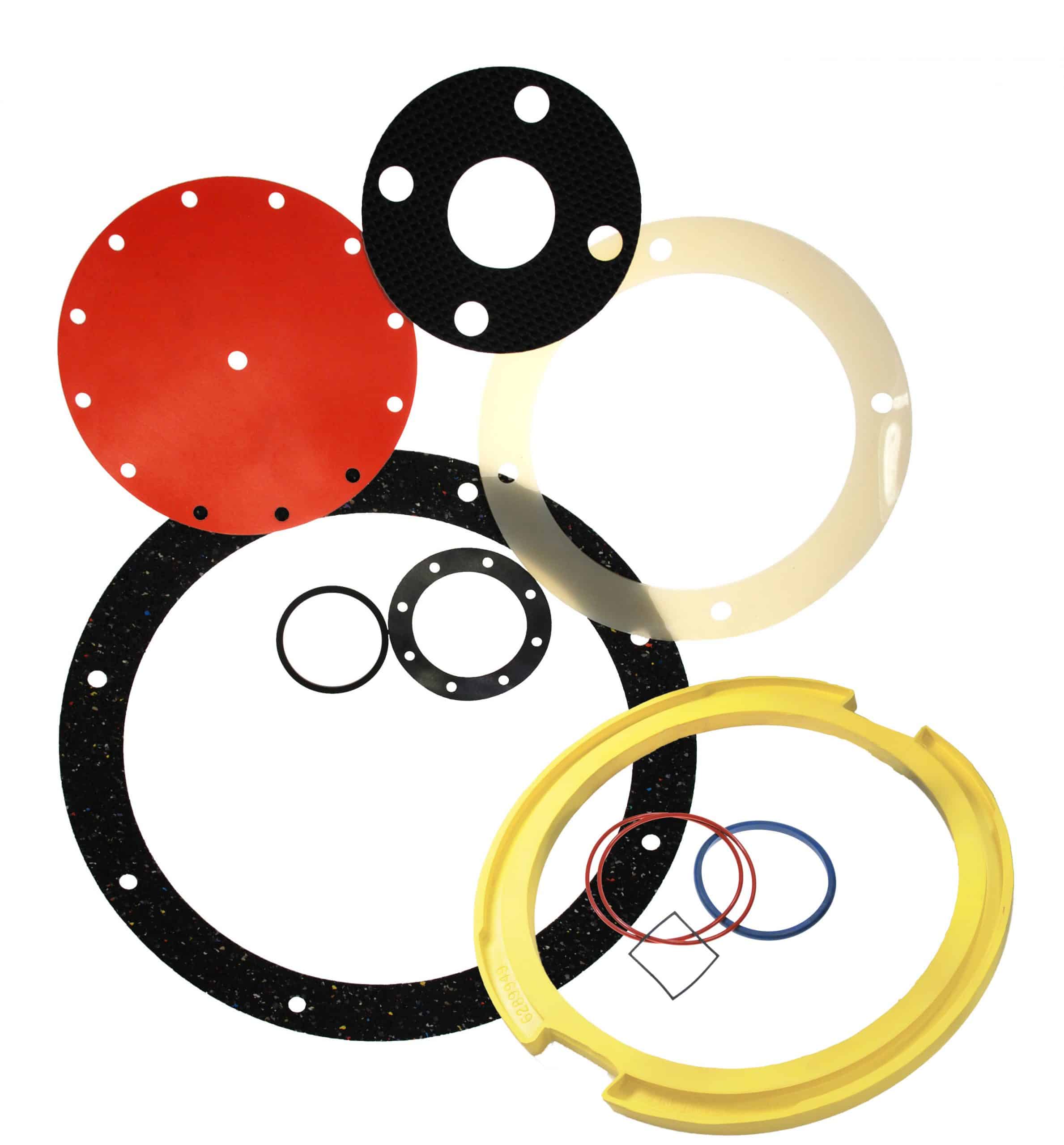 Rubber gaskets from aero rubber in a variety of shapes