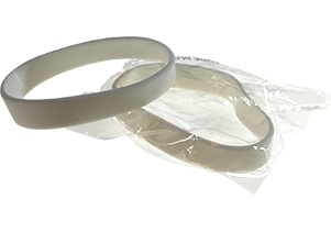 Wristband – Single Pk. – White