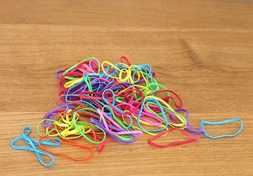 Rubber Bands Assorted Colors